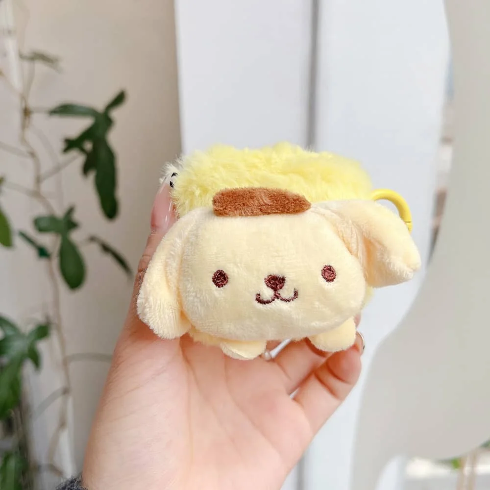 เคสหูฟังสำหรับ airpods Pro 2rd หูฟังซินนามอนลายการ์ตูนน่ารัก Sanrio Role Kuromi สำหรับ Air pods 1 2 3ปลอกนุ่ม