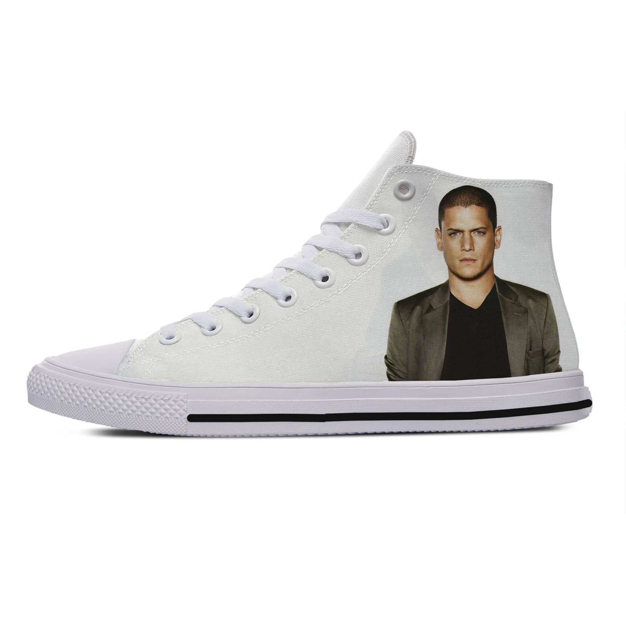 Wentworth Miller-Baskets classiques de haute qualité pour hommes et femmes, chaussures décontractées, chaudes, cool, mode, drôles, haut, dernière planche, été