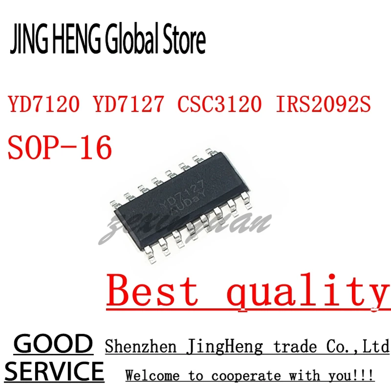 2 pezzi YD7127 7127 YD7120 7120 CSC3120 IRS2092S SOP-16 Amplificatore audio
