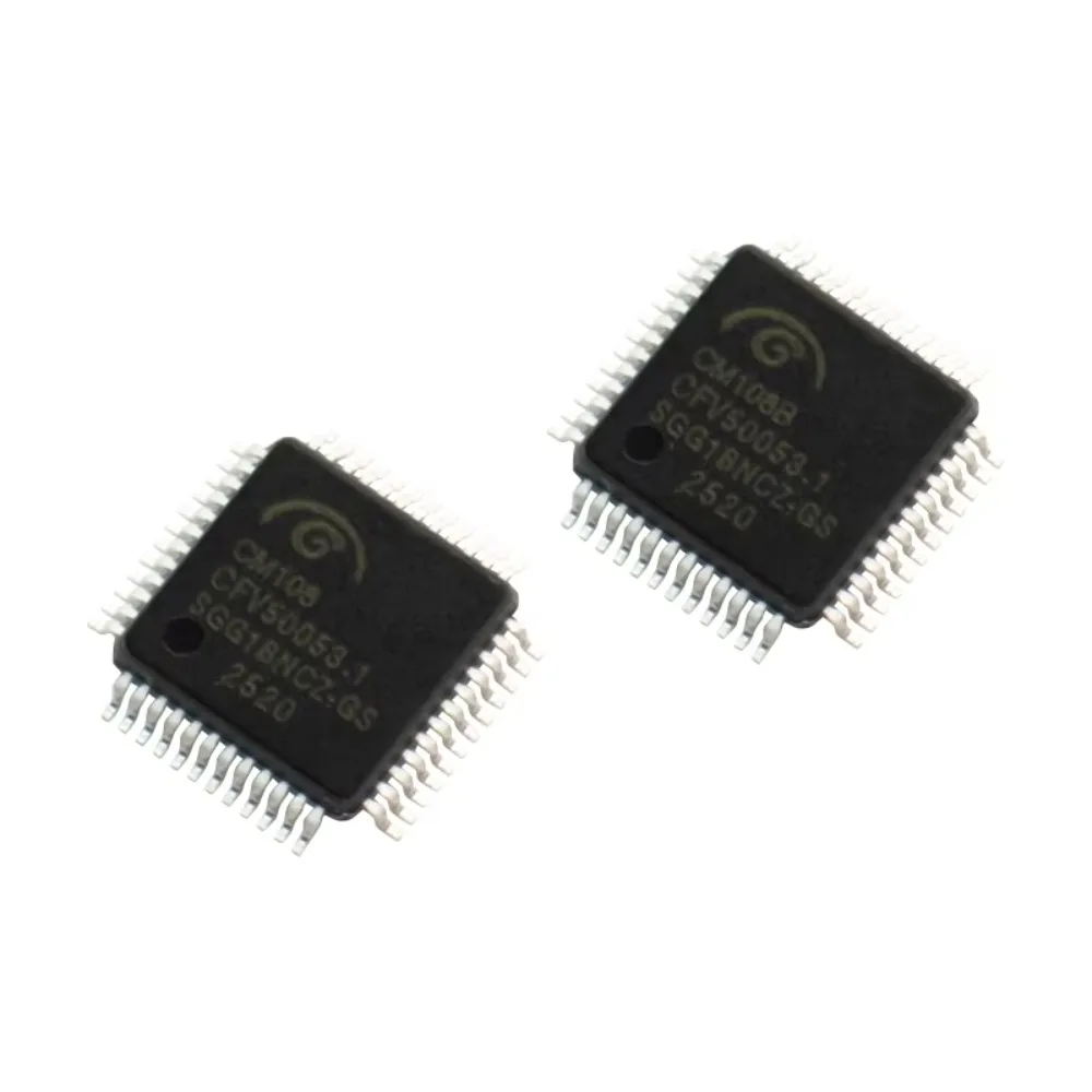 1PCS CM108  CM108B QFP48 USB coding chip USB sound card chip