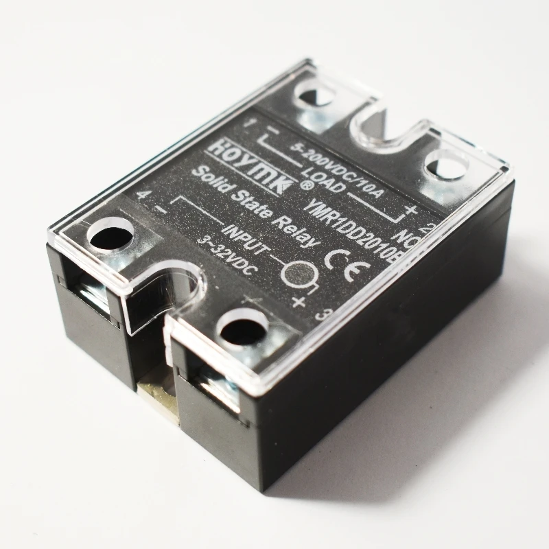Normally Closed Type 12V 24VDC Input 200VDC Load DC to DC Voltage Regulator Module Single Phase Solid State Relay SSR