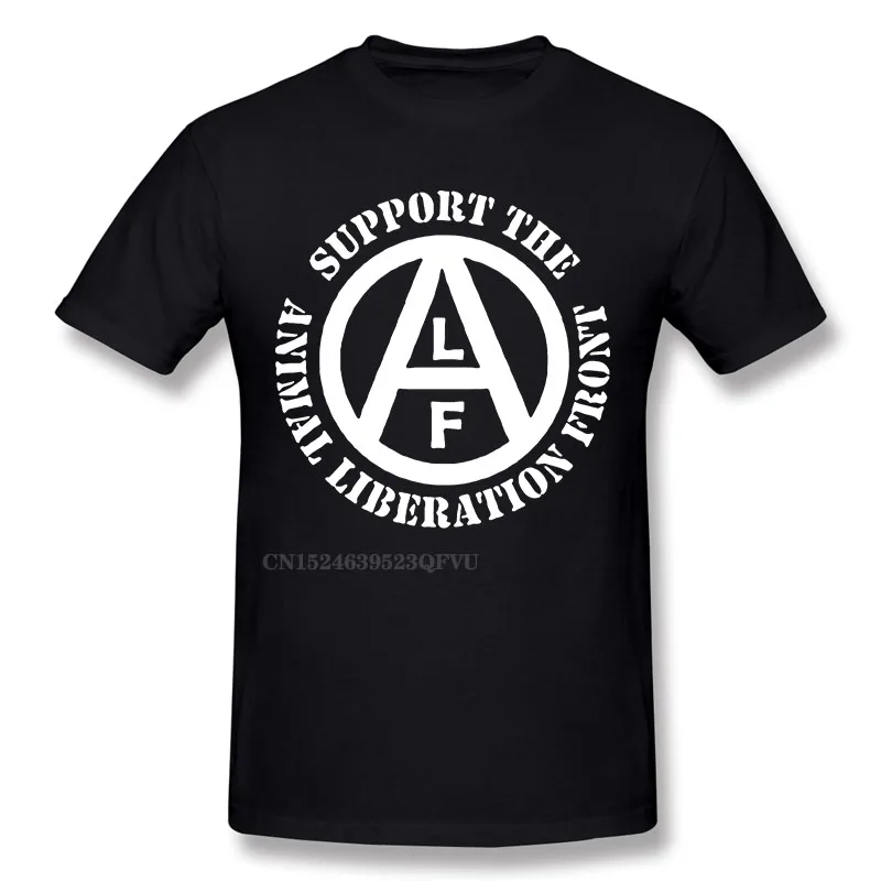 Animal Liberation Front T Shirt Oversized T Shirt EU/US Cotton Comfortable High Quality Tee Tops Funny Anime Tees Men