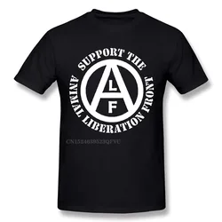 Animal Liberation Front T Shirt Oversized T Shirt EU/US Cotton Comfortable High Quality Tee Tops Funny Anime Tees Men