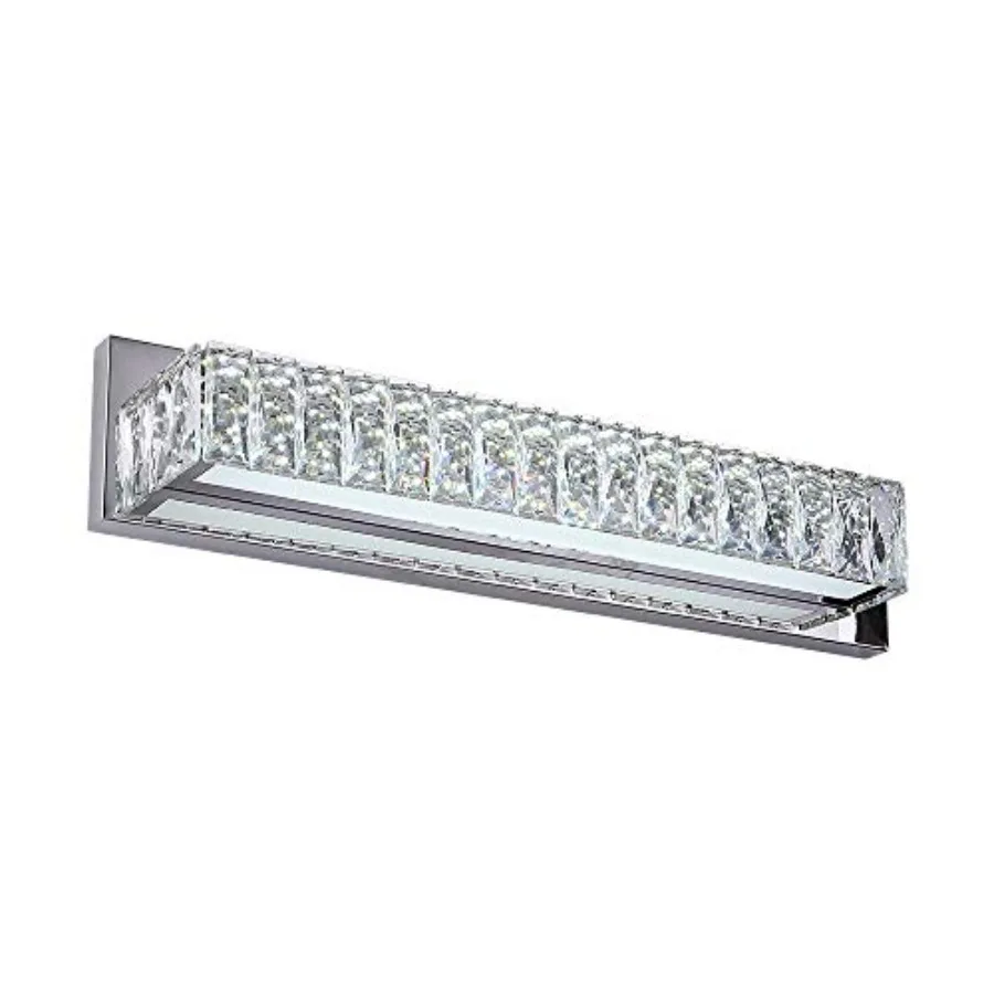 

Crystal Vanity Lights Bathroom Vanity Lighting Fixtures Over Mirror LED Modern Wall Lights Fixtures Made for Stainless Steel Fi