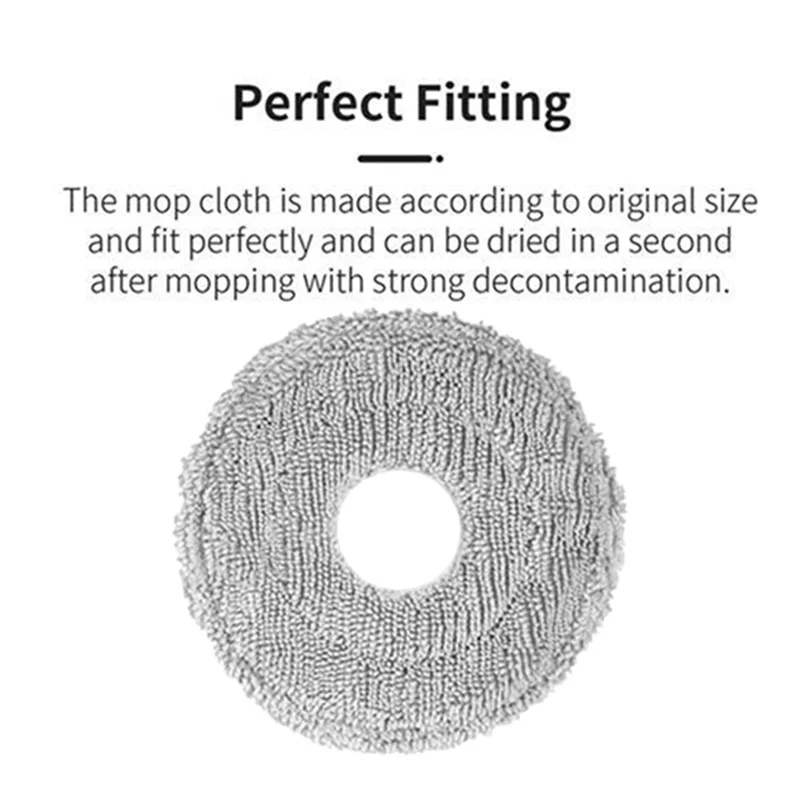 M17K-For JONR P20 PRO Robot Vacuum Cleaner 28PCS Replacement Accessories Kit-Main Side Brush, Mop Cloth, Dust Bag