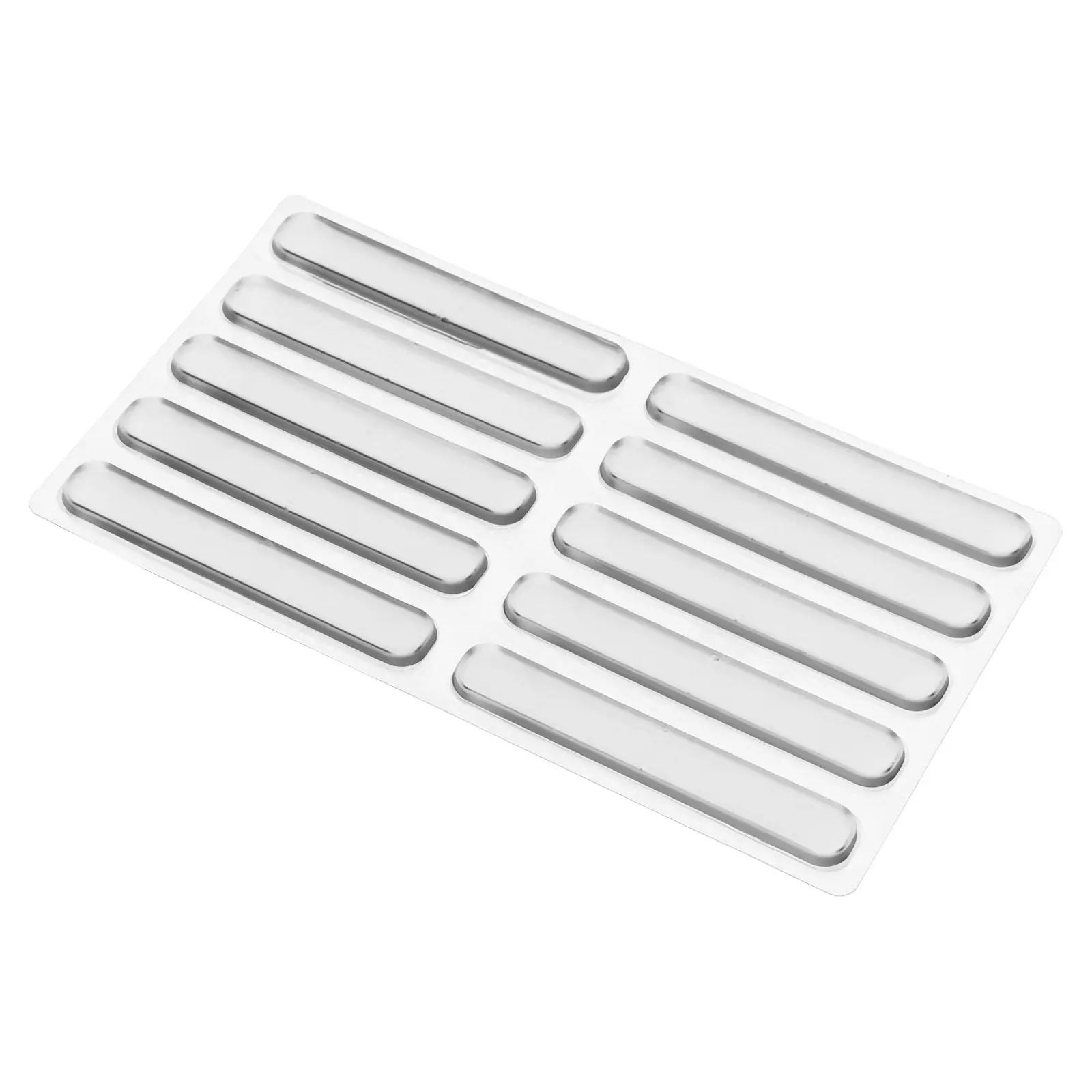Clear Silicone Bumper Strips Self-Adhesive Furniture Anti- Guards for Cabinets Desks Tables Walls Anti-Slip