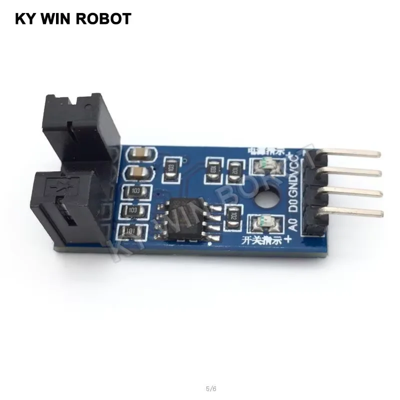 1 個スロットタイプ IR フォトカプラ速度センサーモジュール LM393 Arduino 用溝カプラセンサー 3.3V-5V 接続リレーブザーモジュール