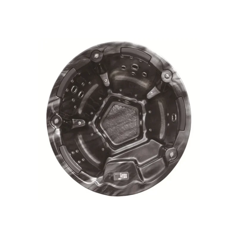 Neues rundes Whirlpool-Spa mit geräumigen Sitzen