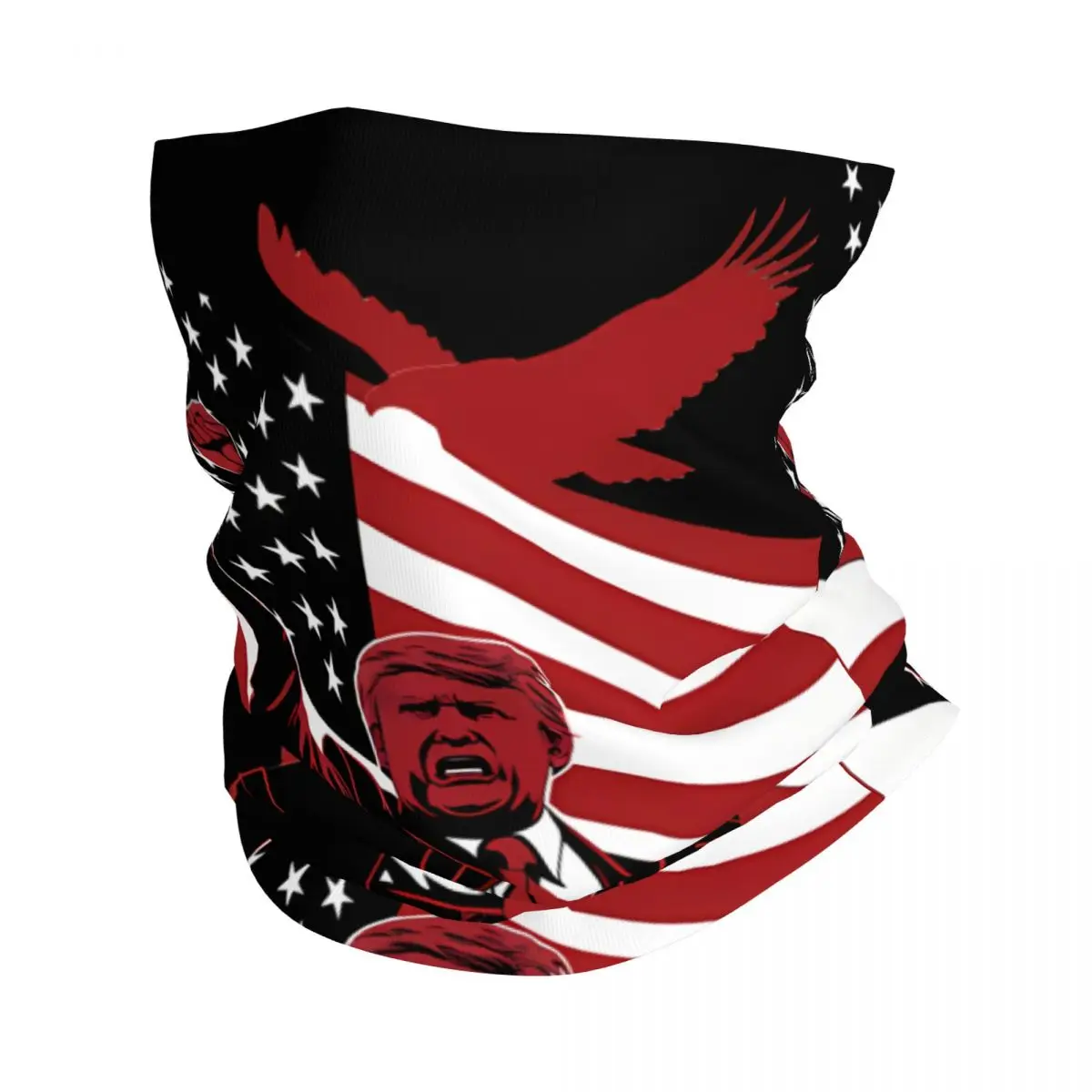 

Donald Trump Assassination Attempt 2024_2 Bandana Neck Gaiter Motorcycle Club Donald Trump Wrap Scarf Balaclava Hiking Unisex