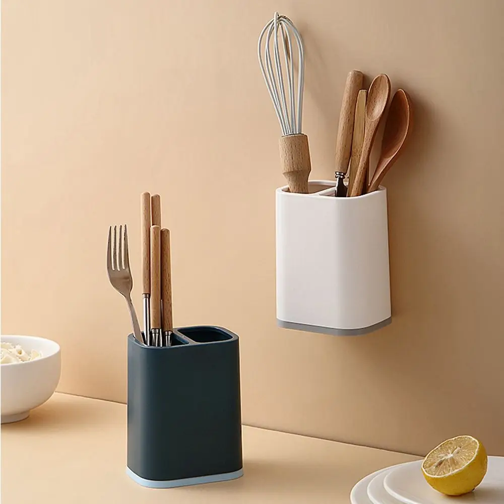 Spoon Fork Storage Box Chopsticks Cage 2 Grid Cutlery Organizer Cutlery Organizer Tableware Chopsticks Cage Kitchen Storage