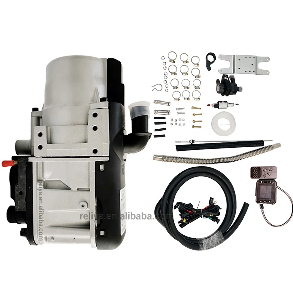 6KW Del 12V Water Heater Liquid Parking Heater for Auto 12v Car Fan Heater