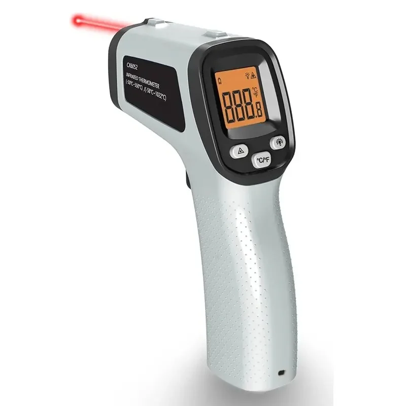 Infrared Thermometer -50°C~550°C Digital Laser Temp Gun Non-Contact Surface Temperature Detector for Food Oil Water Metal Plasti