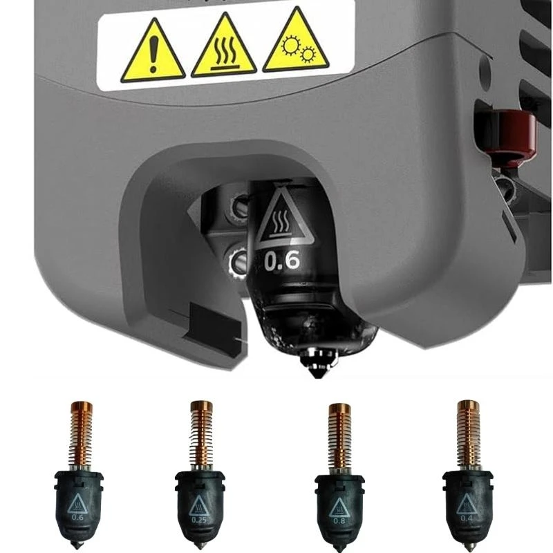 

T3EE -печать сопла, 0,25 0,4 0,6 0,8 мм из нержавеющей стали 280 ℃ Теплостойкий для AD5M 5M Применения