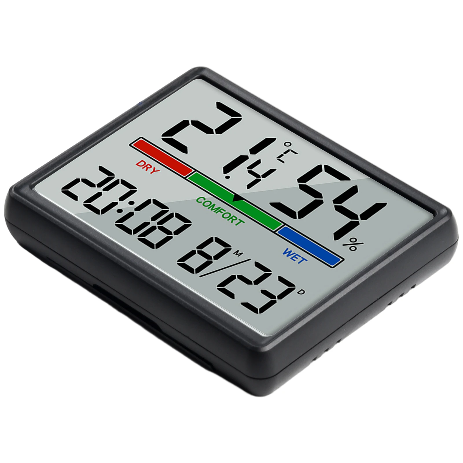 

Battery Powered Clock Multifunction Clock Displays Time And Temperature Easy To Read Large LCD Display Magnetic Design