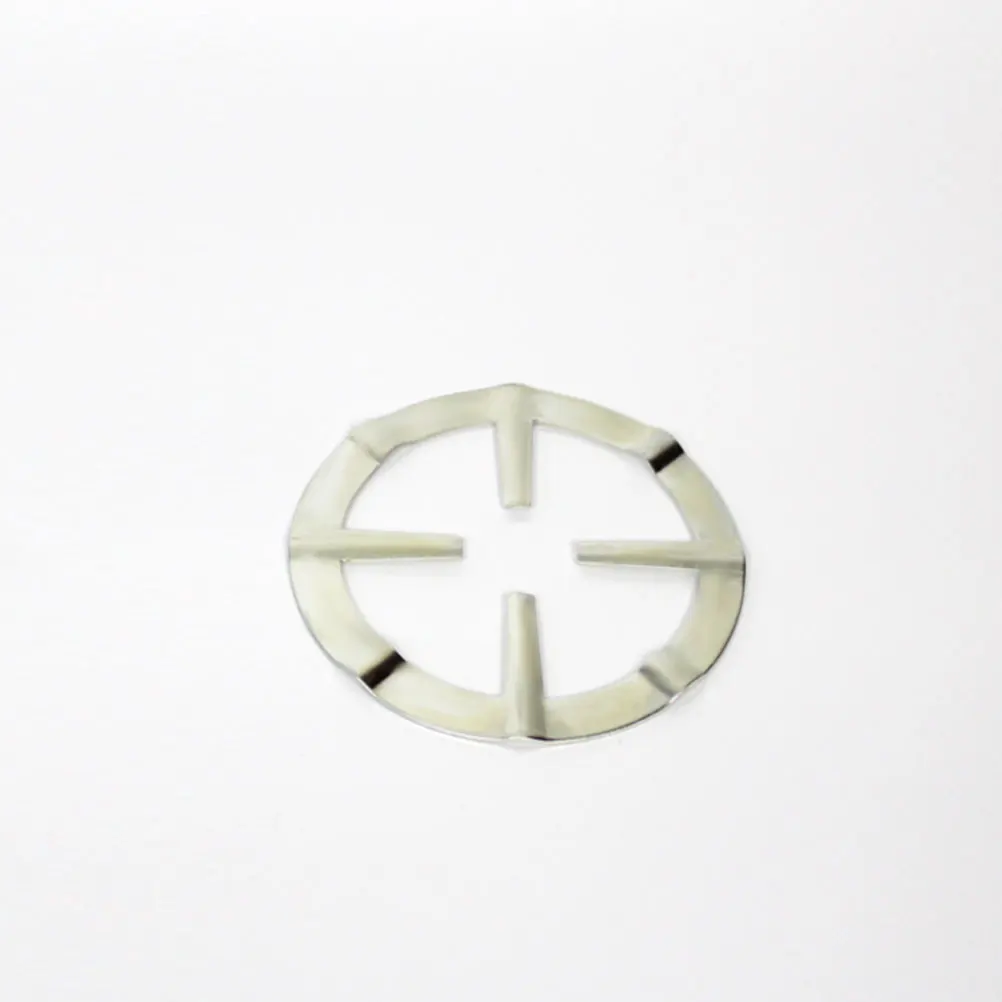 

2pcs Gas Hob Rack Black Silver High Temp Resistant Oil Proof Non Slip Wok Ring For Gas Stove Burner Grate Pot Stand Coffee