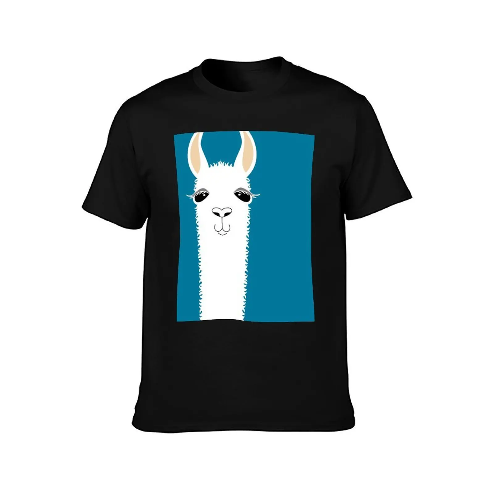 LLAMA PORTRAIT #10 T-Shirt Standard Fit Solid Tee Shirt T-Shirt
