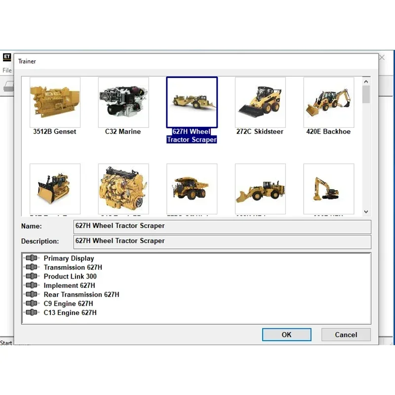 For Cat 2022A Cat ET ET3 ET4 Electronic Technician Diagnostic Excavator Software with one pc Active