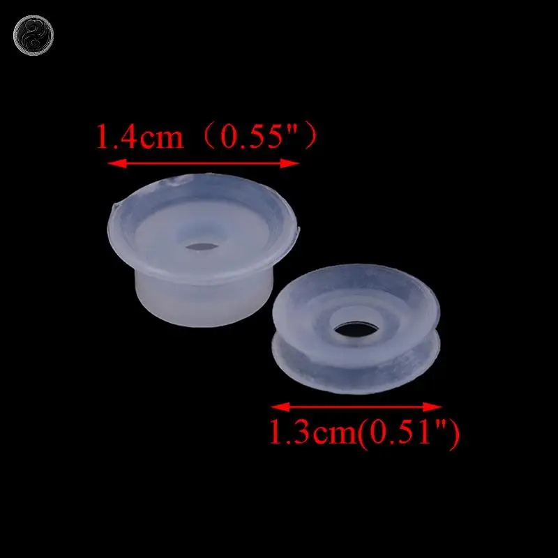 10Pcs Pressure Cooker Valve Parts Float Sealer Silicone Seal For Electrical Power Pressure Cooker Float Cap Valve Float Pad