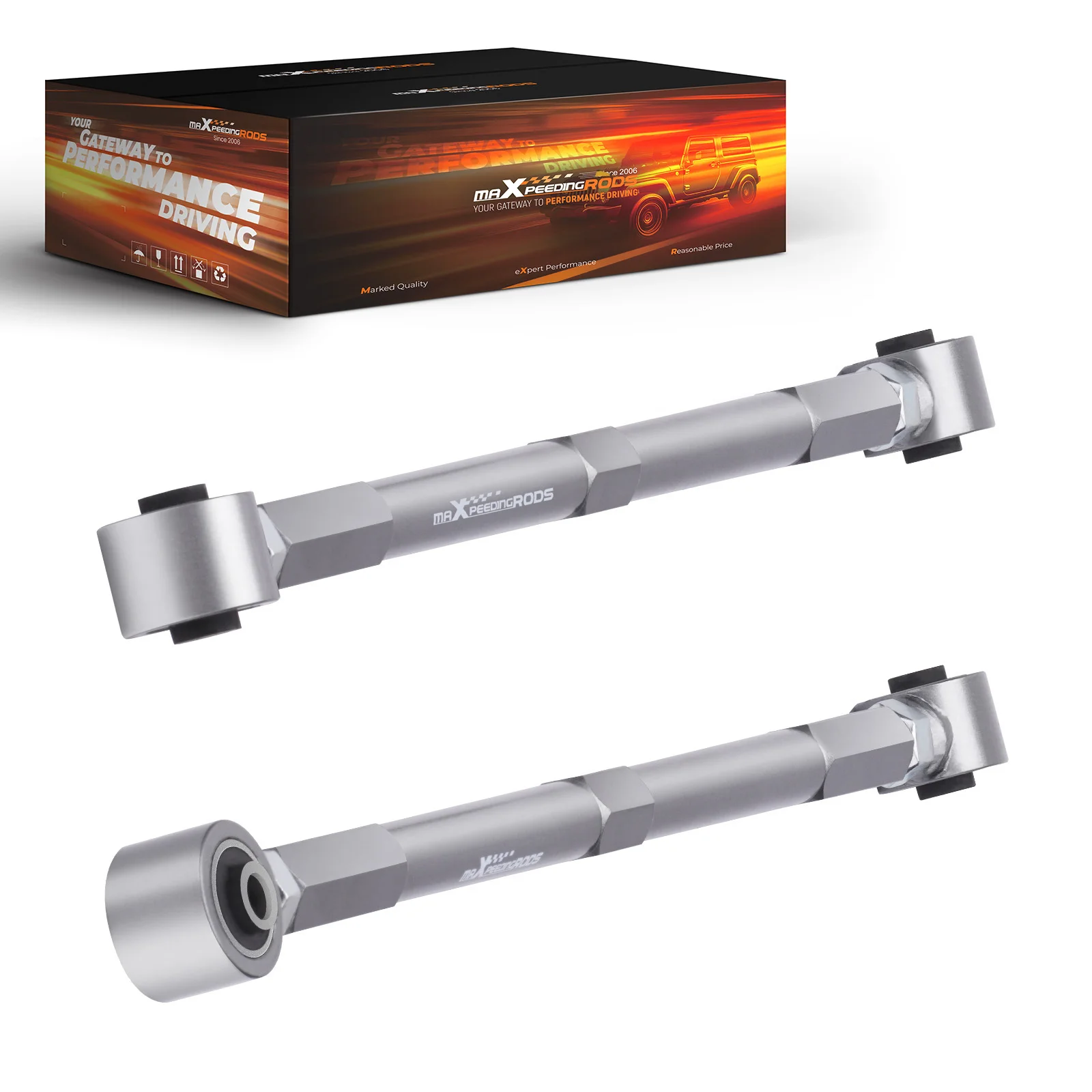 

MaXpeedingrods Adjustable Rear Lower Control Arms Camber Kit for Mini Cooper S R50 R52 2002-13