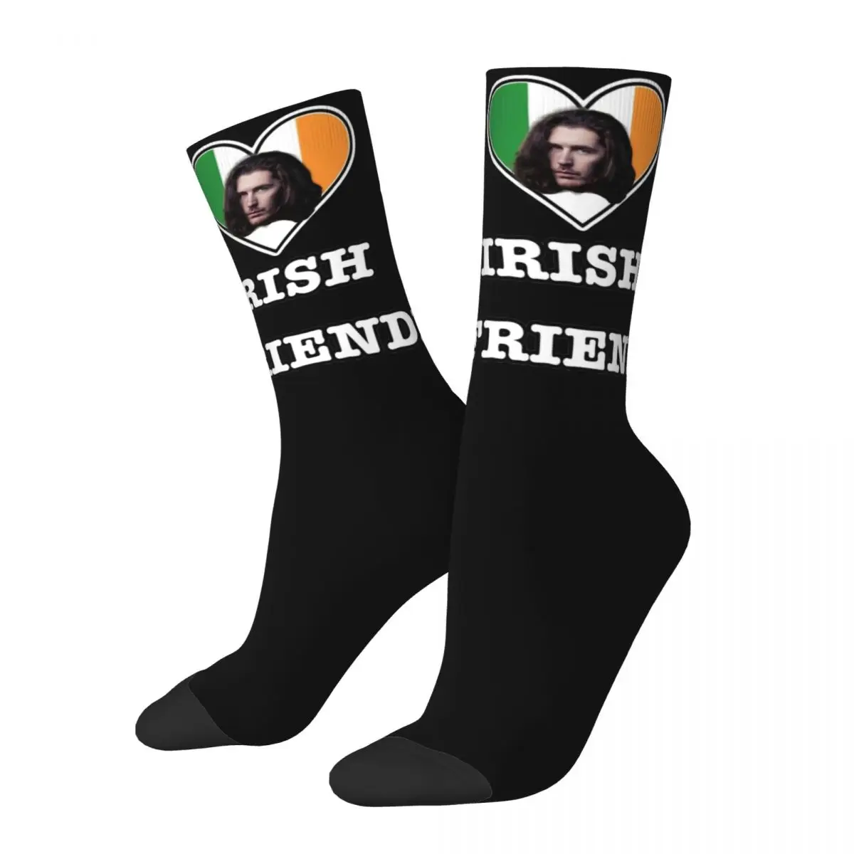 

Cozy Male Socks Hozier Irish Boyfriend Merch Cute Vintage Singer Skateboard Socks All Seasons