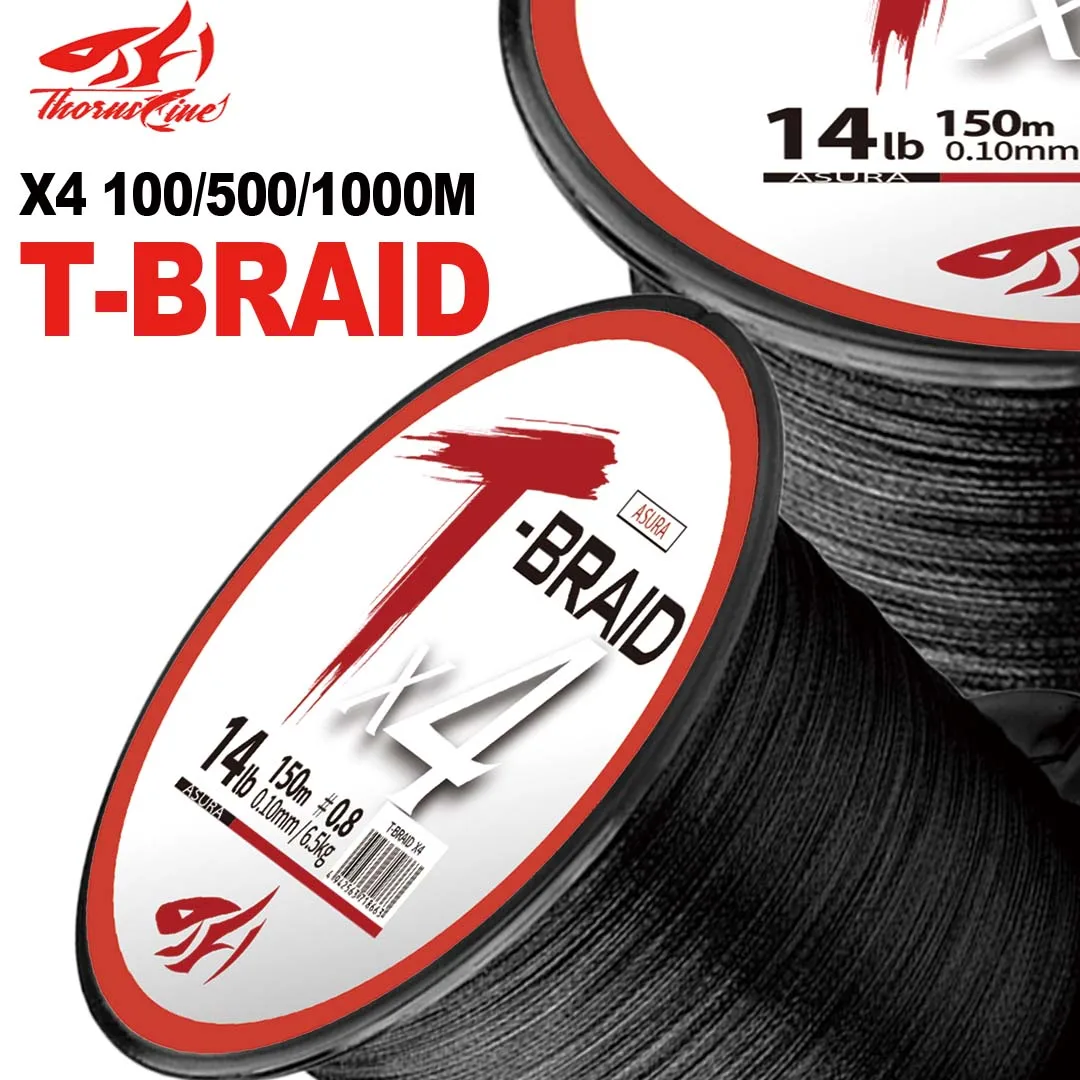 pesThornsLine T-Braid Hilo Trenzado Japonés para Largos Lances - imagen 2