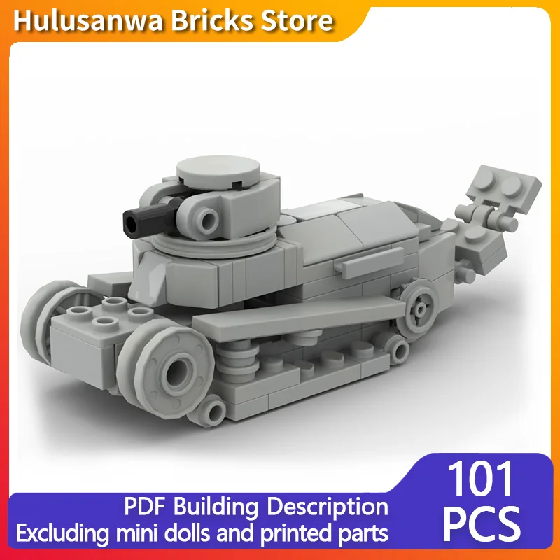 

FT-17 WW1 военные танки модель MOC строительные кирпичи военное оборудование модульные технологии подарки праздник сборка детские игрушки костюм