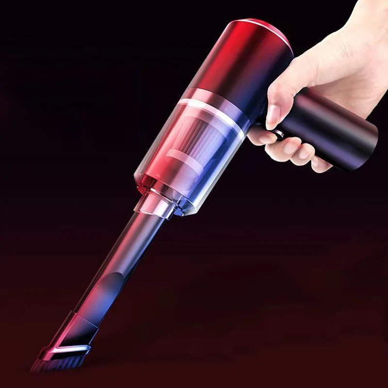 9000Pa Mini Wireless Vacuum Cleaner Portable Handheld Vacuum Cleaner High Power Super Suction Car Home Dual Purpose Rechargeable