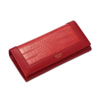 2024 New Fashion long wallet, Wallet Simple Trendy Buckle Ladies Large Capacity Clutch Wallet, Luxury  women's  Purses