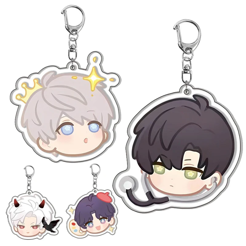 

Горячая игра Love and Deepspace Zayne Xavier Rafayel Sylus, персонажи аниме, акриловый брелок, крутой шарм, ювелирные украшения, подарок для фанатов