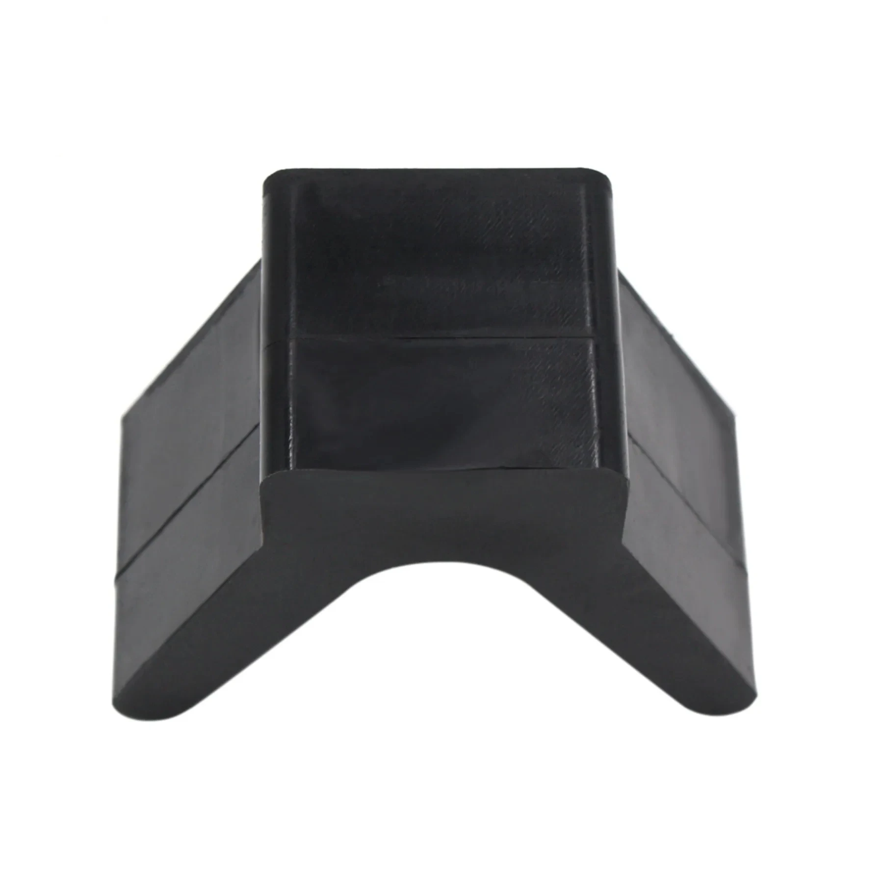 2 Inch Width 4'' V-Span Boat Trailer Bow Stop Non Marking Polyurethane Mounting Hole Diameter 1/2''