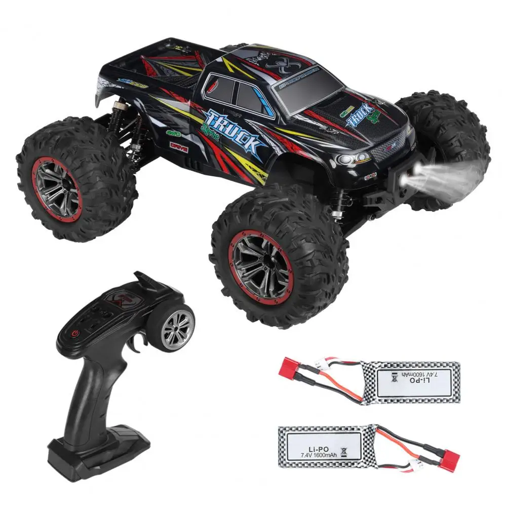 Coche RC con Motor sin escobillas rápido a escala 1:10, camión RC resistente al agua IPX5 con velocidad máxima 50KMH, coche de Control remoto todoterreno de alta velocidad 2,4G