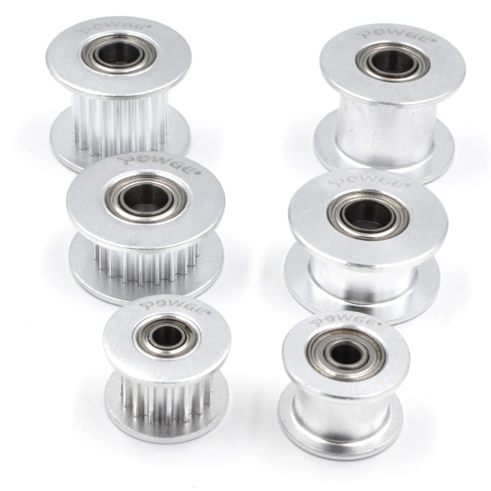POWGE GT 21 26 40 52歯 1.5GT 1.5Mタイミングプーリー アイドラー ボア径 3/4/5/8mm ベルト幅 6/9/10mm 小バックラッシュ 21T 26T 40T 52T