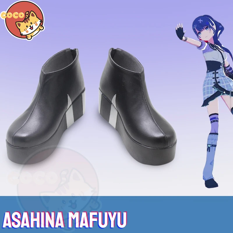 

Asahina Mafuyu Cosplay Shoes Project Sekai Asahina Mafuyu Dark Decora Heart Girl Shoes Unisex Role Play Any Size Shoes CoCos