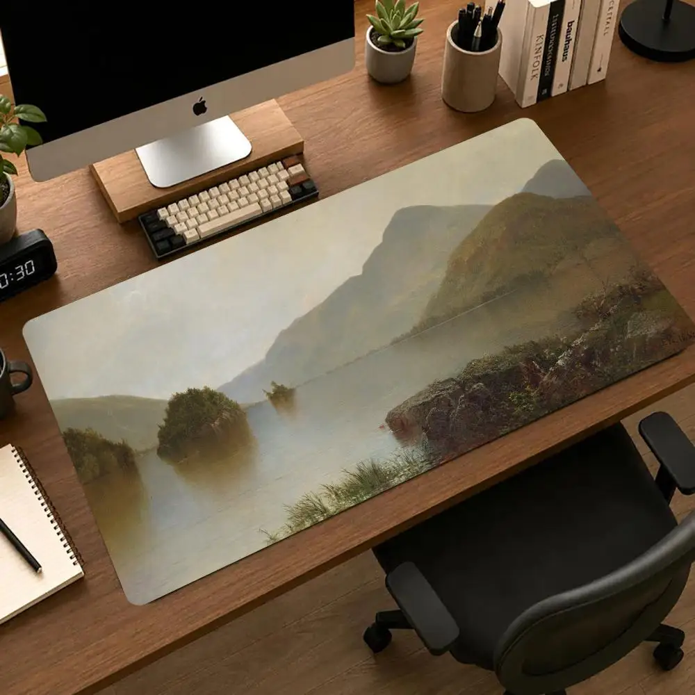 Lake George Mousepad Pc Accessories Desk Interior Gaming Mats Playmat Carpet Mouse Mat Office Decor Gamer Setup Decoration