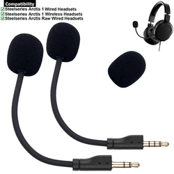 OFC Replacement Aux 3.5mm Game Mic Detachable Microphone Boom for Steelseries Arctis 1 One Raw Wired Wireless Gaming Headsets
