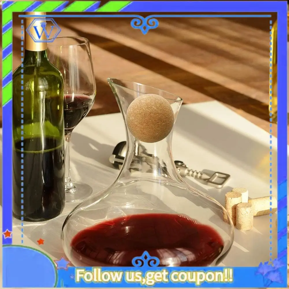 

A55P-8 Pieces Wine Cork Ball Stopper Wine Cork Stopper Wooden Cork Ball For Decanter Cork Replacement