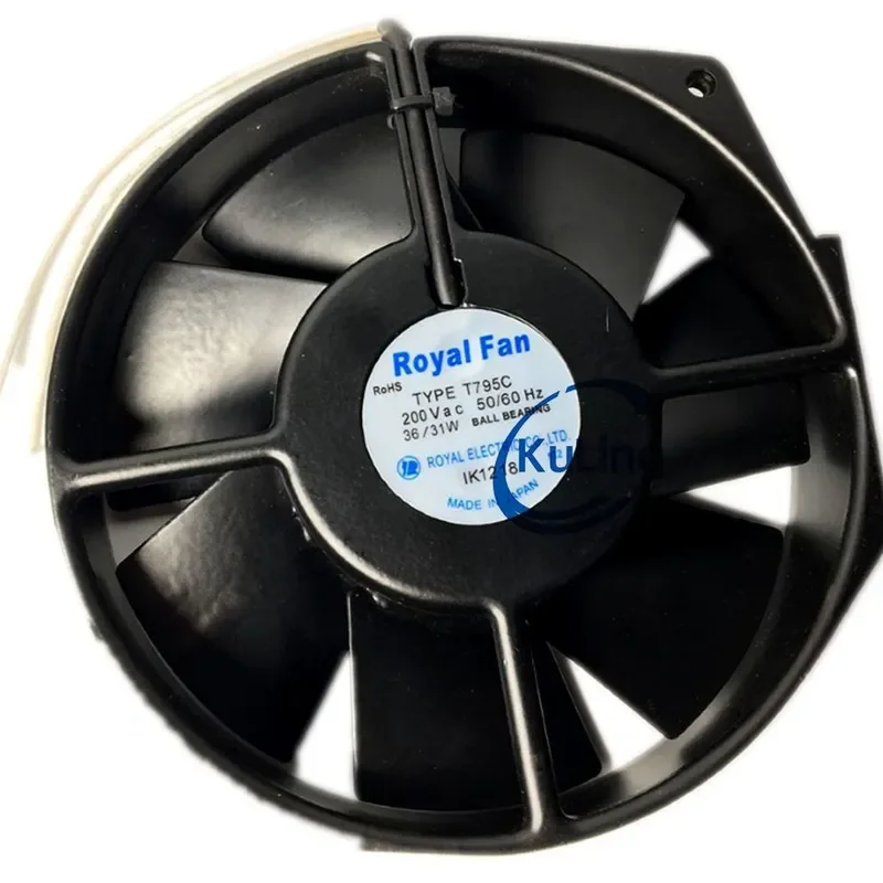 for ROYALFAN TYPE T795C All-Metal High-End Fan 172 x 150 x 38 mm 200V 36W 31W