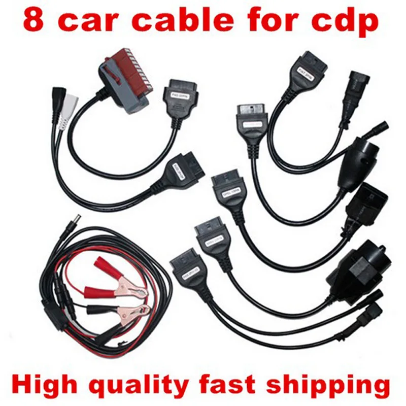 

Top OBD2 Cables For TCS PRO Programmer Cars Cables Diagnostic Interface Tool Full set 8 Car Cables in stock