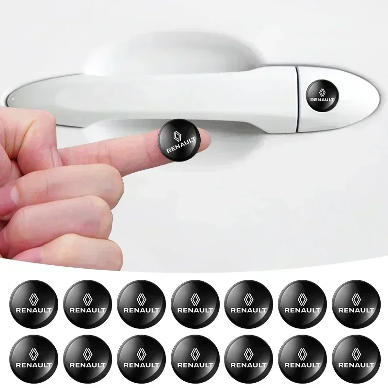 

2/5/10 шт. наклейки на замок автомобильной двери, декоративные защитные наклейки для Renault Clio 4, Megane 3, 2, Captur, Trafic, Logan RS