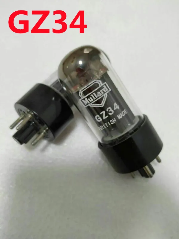 New British Mullard GZ34 tube generation 5Z4P 5U4C 5AR4 rectifier tube