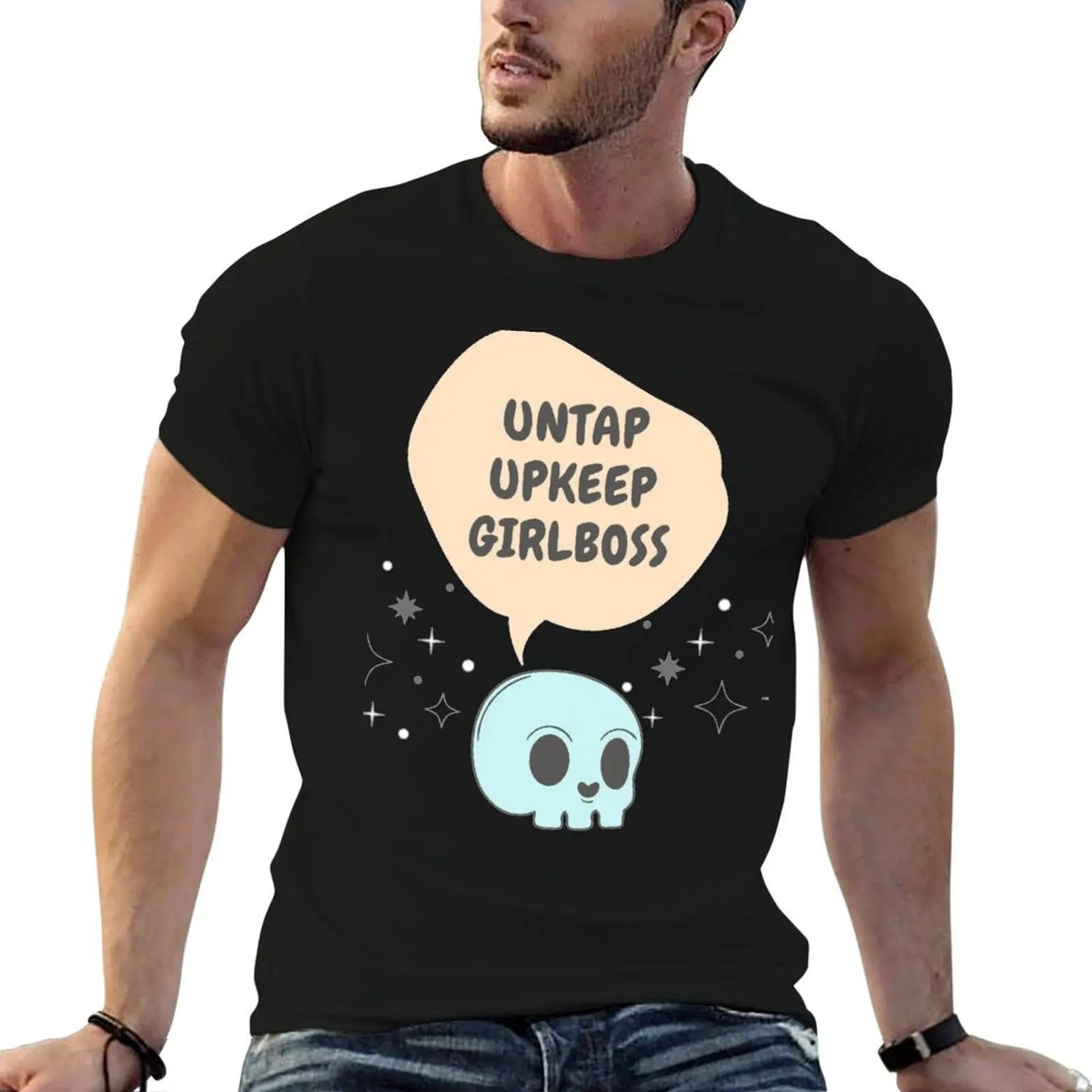 Футболка Magic The Gathering Untap Upkeep Girlboss, забавные футболки, мужская футболка, мужская хлопковая футболка