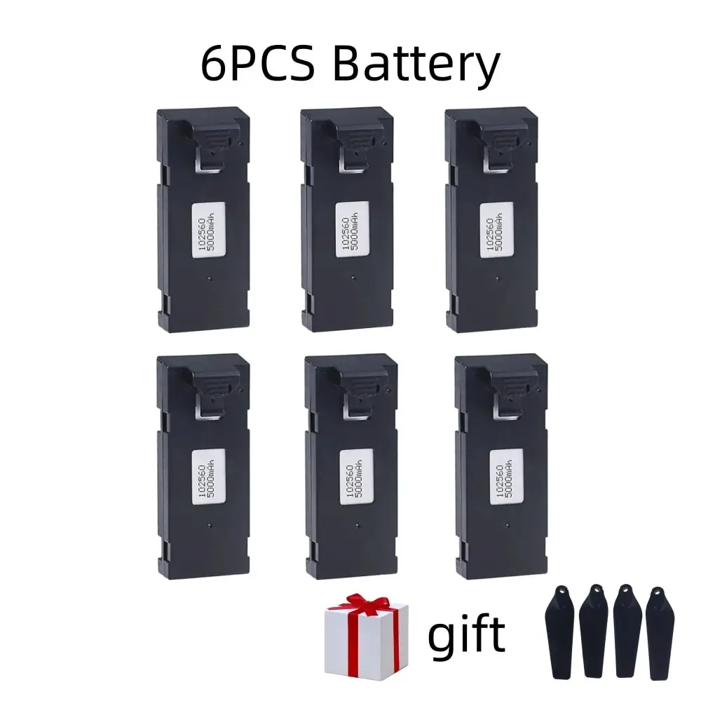 Upgrade 5000mAh E88 Batterij 3.7V Batterij Voor E88 E88PRO E99 E525 P1 K3 P10 A13 S98 RC Drone RC quadcopter Onderdelen Batterij - afbeelding 1