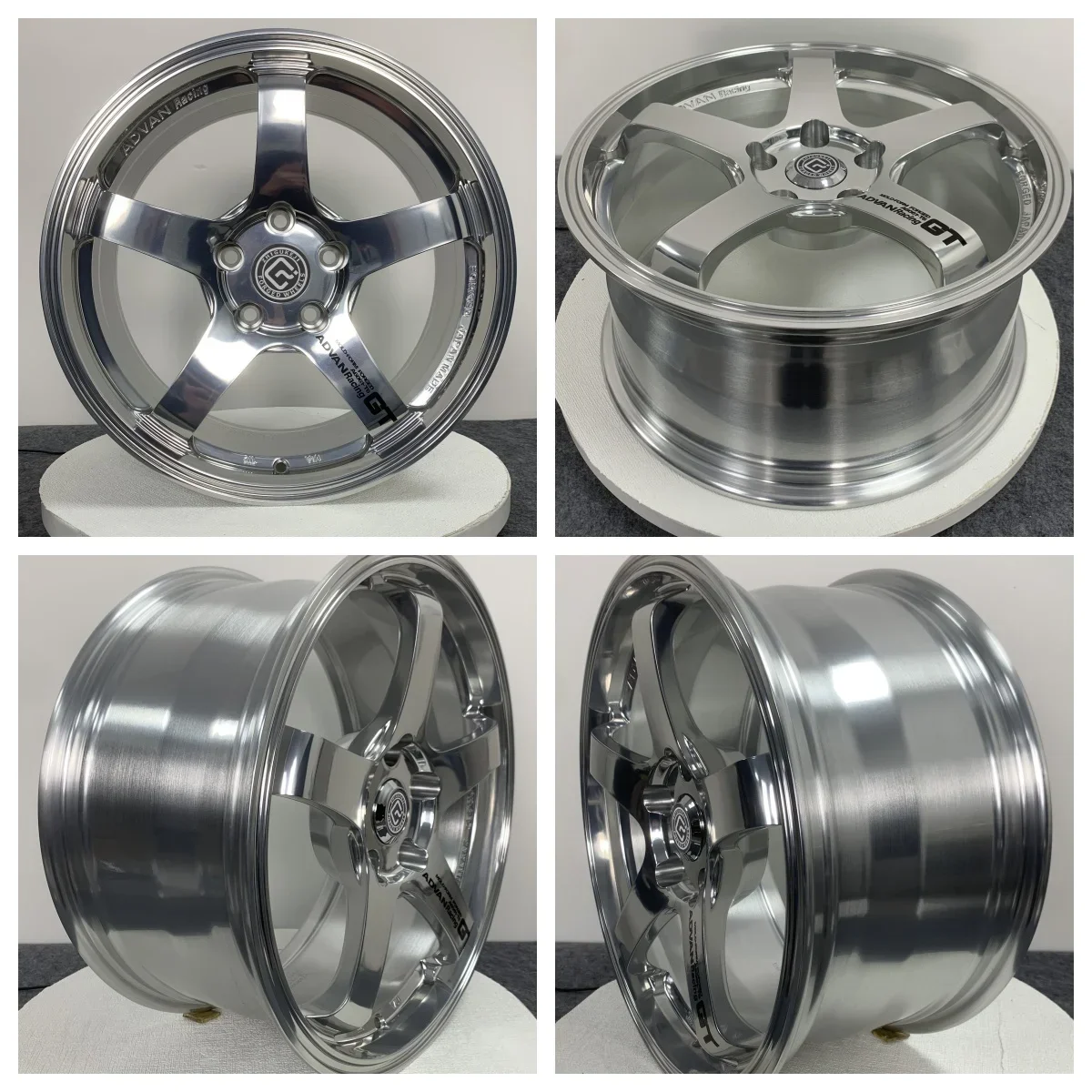 

-Factory Direct Customizable Rims Pcd 5x120 Water Polished Hot Sale Passenger Car Wheels Forged Wheels BBS Wheels