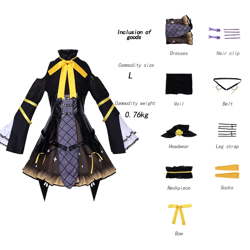 2024 Miku X Rascal Collab Raccon Rin Len Uniform Outfit Anime Cosplay Costume Anime Halloween Costume for Woman