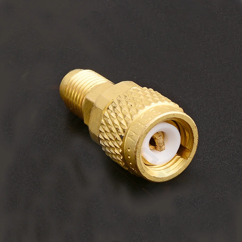 4 قطعة مكيف الهواء محول التبريد مجموعة R410a خرطوم مطاطي معدني مزيل سريع المثبت موصل للمركبة التيار المتناوب #1