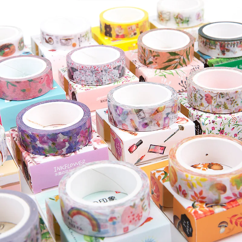 Washi Tape DIY Scrapbooking Paper Sticker Label Masking Tape Album Diary Decoration Stationery Tapes