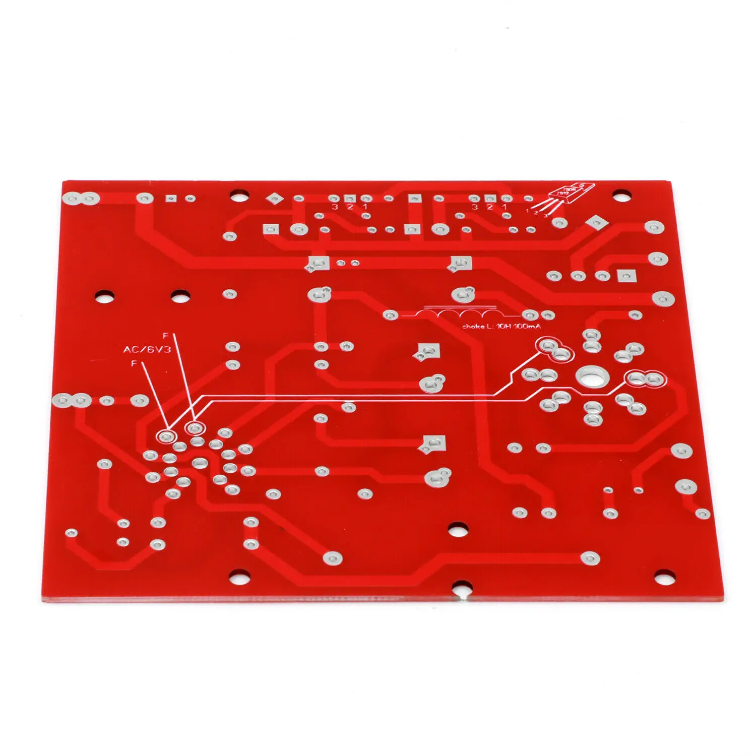 Стерео 12AU7 (ECC82) трубчатая предусилитель, печатная плата + плата блока питания, неизолированная печатная плата