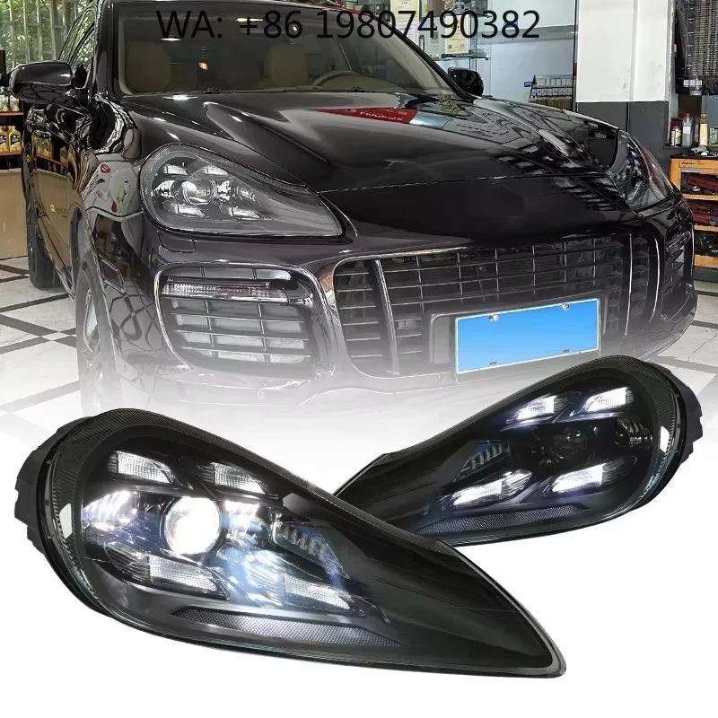 Plug and Play LED Headlight Assembly, High Bright Waterproof Lens, DRL Auto Front Lighting Upgrade 2007-2010
