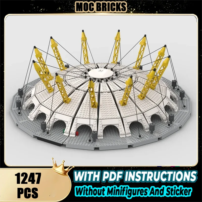 

Exquisite New Product MOC Building Block Model Miniature Millennium Dome Technology Modular Children's Toy Gift DIY Set