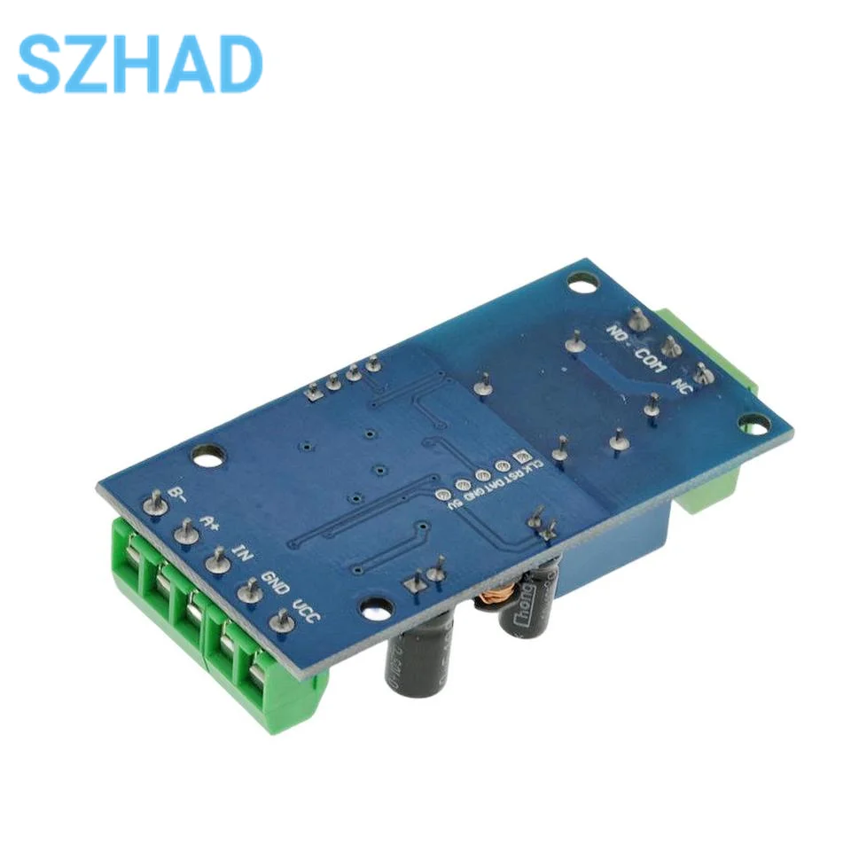 Modbus RTU 7-24V Relay Module RS485/TTL Anti-reverse 1/2 Channel 485 Switch Input 1 2 Way Optical Coupler 12V Output for Arduino